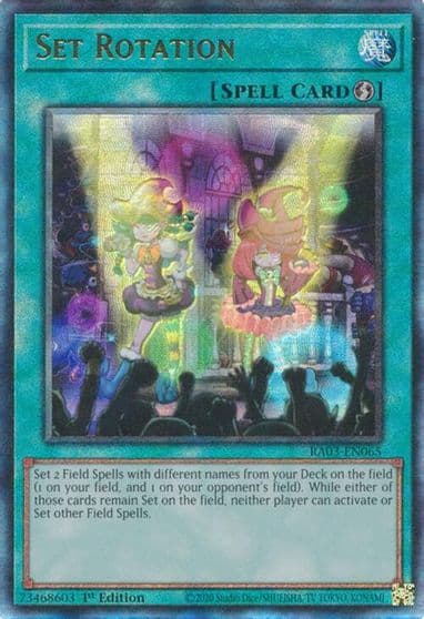 Set Rotation PUR Quarter Century Bonanza Yu-Gi-Oh! card