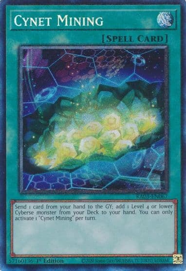 Cynet Mining PCR Quarter Century Bonanza Yu-Gi-Oh! card