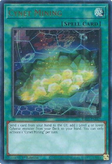 Cynet Mining UR Quarter Century Bonanza Yu-Gi-Oh! card
