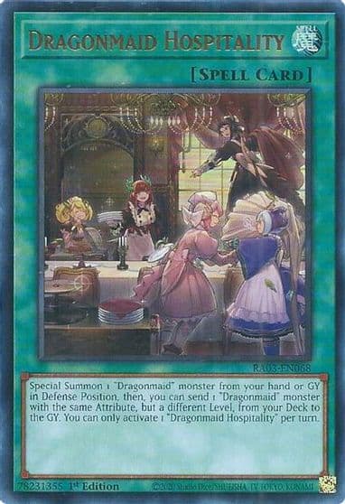 Dragonmaid Hospitality UR Quarter Century Bonanza Yu-Gi-Oh! card
