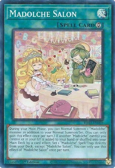 Madolche Salon Quarter Century Bonanza Yu-Gi-Oh! card