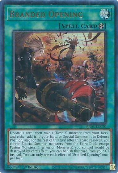 Branded Opening UR Quarter Century Bonanza Yu-Gi-Oh! card