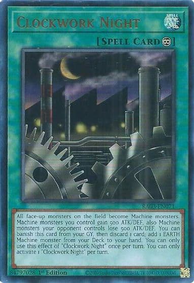 Clockwork Night UR Quarter Century Bonanza Yu-Gi-Oh! card