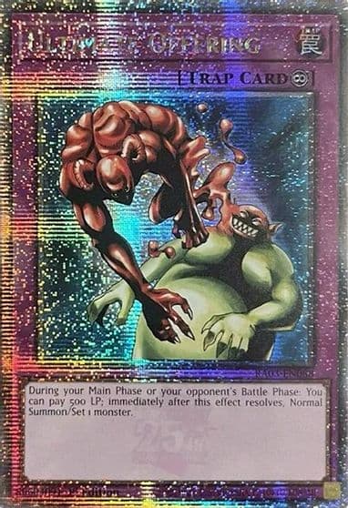 Ultimate Offering Quarter Century Secret Rare Quarter Century Bonanza Yu-Gi-Oh! card