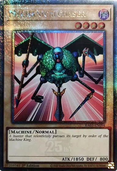 Mechanicalchaser Quarter Century Secret Rare Quarter Century Bonanza Yu-Gi-Oh! card