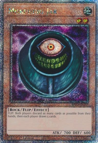 Morphing Jar Quarter Century Secret Rare Quarter Century Bonanza Yu-Gi-Oh! card