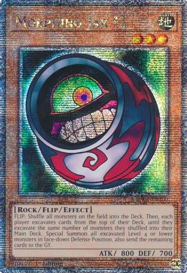 Morphing Jar 2 Quarter Century Secret Rare Quarter Century Bonanza Yu-Gi-Oh! card