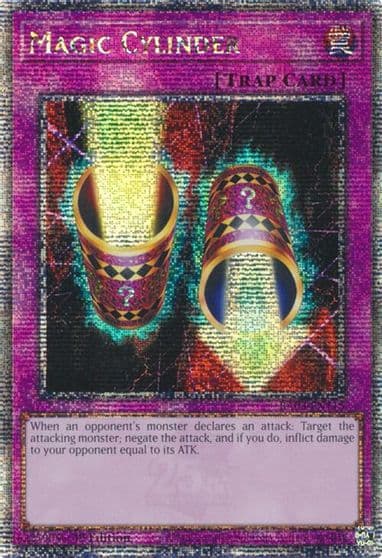 Magic Cylinder Quarter Century Secret Rare Quarter Century Bonanza Yu-Gi-Oh! card