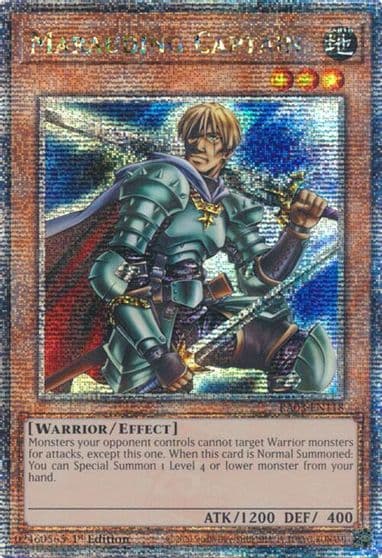 Marauding Captain Quarter Century Secret Rare Quarter Century Bonanza Yu-Gi-Oh! card