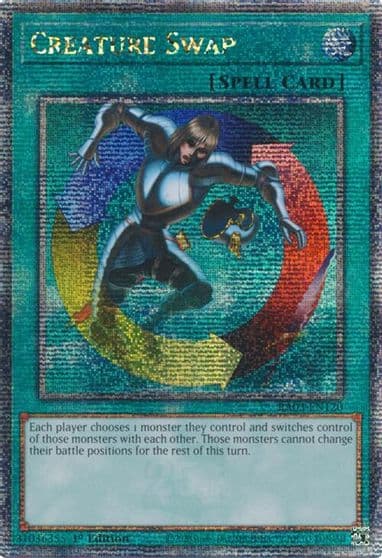 Creature Swap Quarter Century Secret Rare Quarter Century Bonanza Yu-Gi-Oh! card