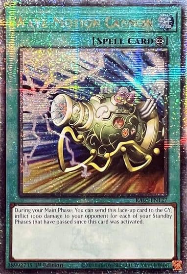 Wave Motion Cannon Quarter Century Secret Rare Quarter Century Bonanza Yu-Gi-Oh! card