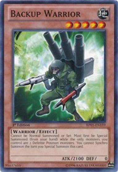 Backup Warrior Battle Pack: Epic Dawn Yu-Gi-Oh! card