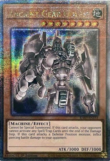 Ancient Gear Golem Quarter Century Secret Rare Quarter Century Bonanza Yu-Gi-Oh! card