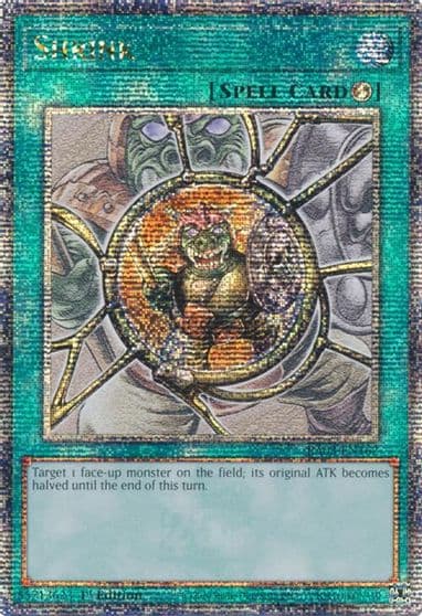Shrink Quarter Century Secret Rare Quarter Century Bonanza Yu-Gi-Oh! card