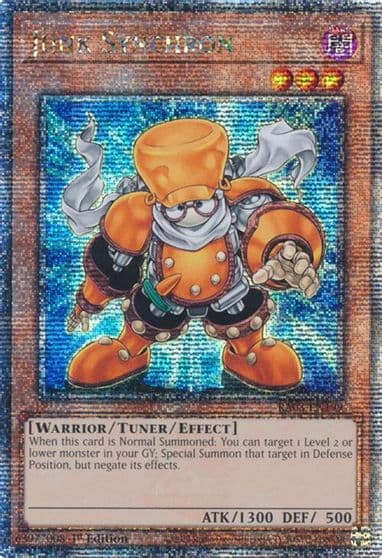 Junk Synchron Quarter Century Secret Rare Quarter Century Bonanza Yu-Gi-Oh! card