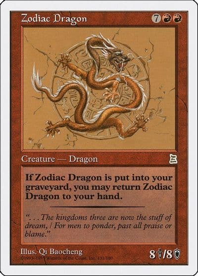 Zodiac Dragon Portal Three Kingdoms Magic card