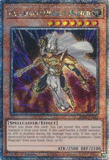 Palladium Oracle Mahad Quarter Century Secret Rare Quarter Century Bonanza Yu-Gi-Oh! card