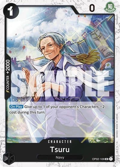 Tsuru Jolly Roger Foil Premium Booster -The Best- One Piece card