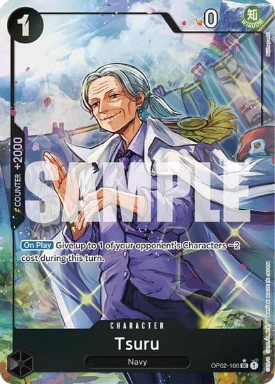 Tsuru Full Art Premium Booster -The Best- One Piece card