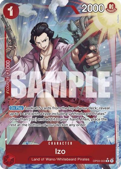 Izo OP03 003 Full Art Premium Booster -The Best- One Piece card