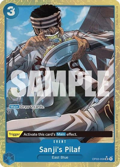 Sanjis Pilaf Alternate Art Premium Booster -The Best- One Piece card