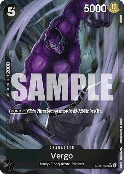 Vergo Full Art Premium Booster -The Best- One Piece card