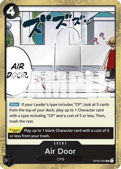 Air Door Jolly Roger Foil Premium Booster -The Best- One Piece card