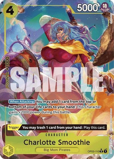 Charlotte Smoothie Full Art Premium Booster -The Best- One Piece card
