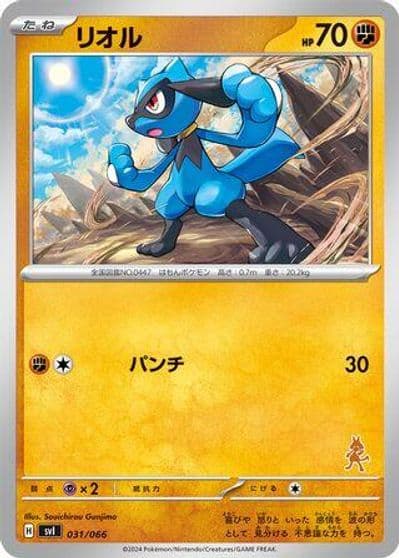 Riolu Battle Academy Pokemon card