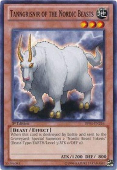 Tanngrisnir of the Nordic Beasts Battle Pack: Epic Dawn Yu-Gi-Oh! card