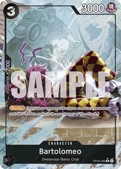 Bartolomeo OP04 089 Full Art Premium Booster -The Best- One Piece card