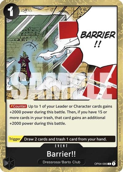 Barrier Jolly Roger Foil Premium Booster -The Best- One Piece card