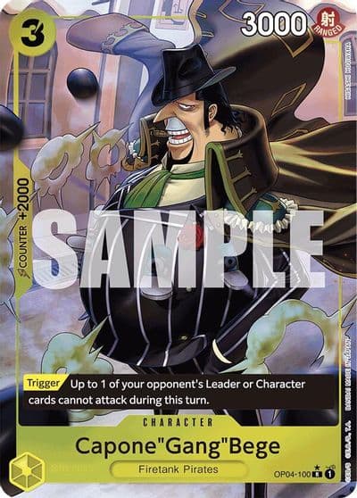CaponeGangBege OP04 100 Full Art Premium Booster -The Best- One Piece card