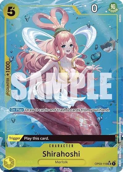 Shirahoshi OP03 116 Full Art Premium Booster -The Best- One Piece card