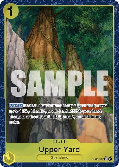 Upper Yard Alternate Art Premium Booster -The Best- One Piece card