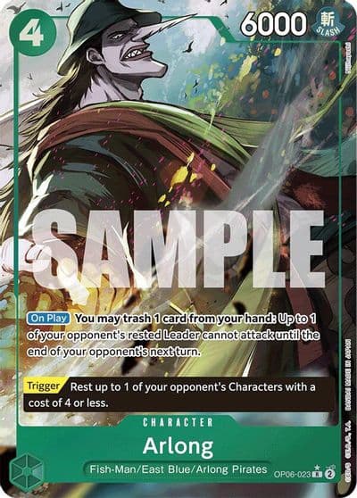 Arlong Full Art Premium Booster -The Best- One Piece card