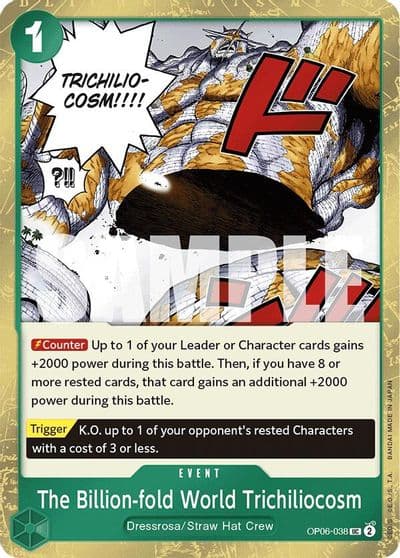 The Billion fold World Trichiliocosm Jolly Roger Foil Premium Booster -The Best- One Piece card