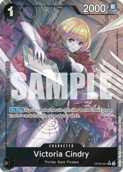 Victoria Cindry Full Art Premium Booster -The Best- One Piece card