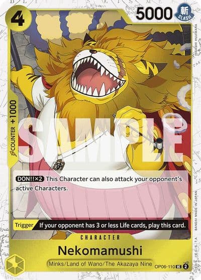 Nekomamushi Jolly Roger Foil Premium Booster -The Best- One Piece card