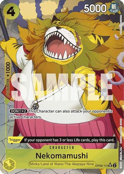 Nekomamushi Full Art Premium Booster -The Best- One Piece card