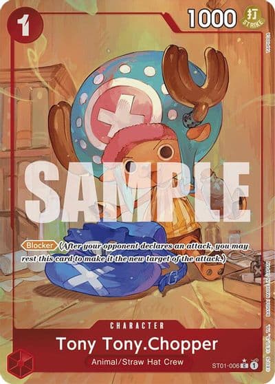 Tony TonyChopper ST01 006 Alternate Art Premium Booster -The Best- One Piece card
