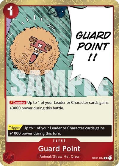 Guard Point Jolly Roger Foil Premium Booster -The Best- One Piece card