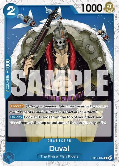 Duval Jolly Roger Foil Premium Booster -The Best- One Piece card