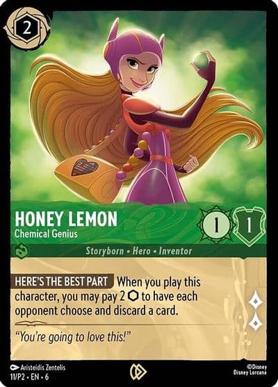 Honey Lemon Chemical Genius Disney Lorcana Promo Cards Lorcana card