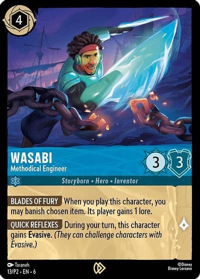 Wasabi Methodical Engineer Disney Lorcana Promo Cards Lorcana card