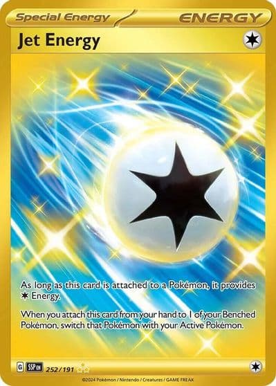 Jet Energy SV08: Surging Sparks Pokemon card