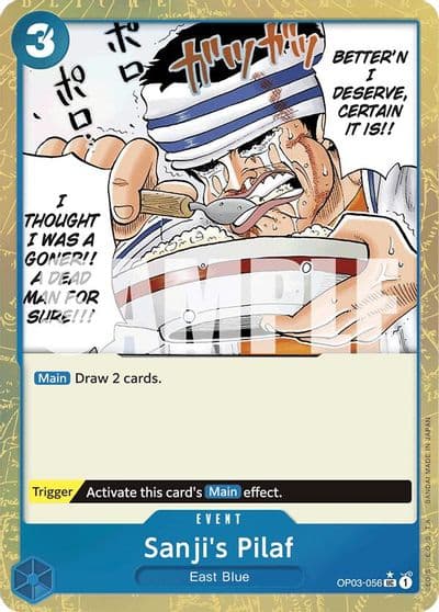 Sanjis Pilaf Textured Foil Premium Booster -The Best- One Piece card