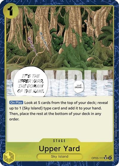 Upper Yard Textured Foil Premium Booster -The Best- One Piece card