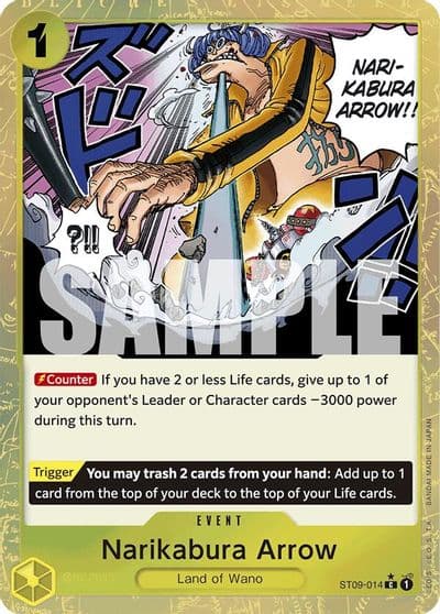 Narikabura Arrow Textured Foil Premium Booster -The Best- One Piece card