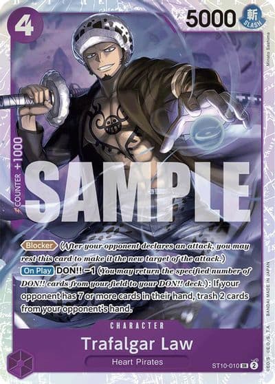 Trafalgar Law ST10 010 Reprint Premium Booster -The Best- One Piece card
